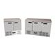 Polar G-Series Double Door Counter Fridge with Granite Work Top 240Ltr