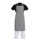 Whites Bib Apron Black & White Check