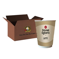 Douwe Egbert Pure Latte 12oz On The Go (10-Cups)