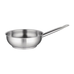 Vogue Stainless Steel Sauté Pan 24cm