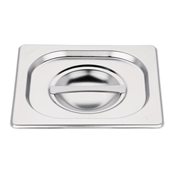 Vogue Stainless Steel 1/6 Gastronorm Lid
