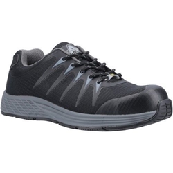 Amblers Safety AS717C Baton S1P ESD SRC Safety Trainers Black [Size UK 13/ EU 48]