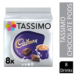 Tassimo Cadbury Chocolate Pods 16's (8 Drinks)
