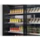 Zoin Cervinho Multideck Display Black with Sliding Doors 1200mm