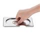 Vogue Stainless Steel 1/9 Gastronorm Notched Lid
