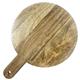 Olympia Round Handled Display Stand Mango Wood with Metal Legs 400x300x80mm