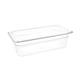 Vogue Polycarbonate 1/3 Gastronorm Container 100mm Clear