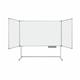 Bi-Office Maya Trio Whiteboard On A Mobile Structure; Magnetic Lacquered Steel Dry Wipe Surface; Aluminium Frame; 2000x1000mm