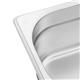 Vogue Stainless Steel 1/4 Gastronorm Tray 100mm