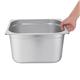 Vogue Stainless Steel Gastronorm 2/3 Tray 200mm