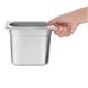 Vogue Stainless Steel 1/9 Gastronorm Tray 150mm