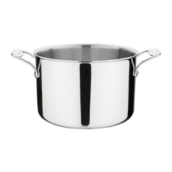 Vogue Stainless Steel & Aluminium Tri-Wall Stew Pan 240mm