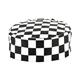 Whites Chefs Skull Cap Big Black & White Check