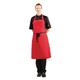 Whites Bib Apron Red