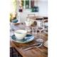 Olympia Kiln Triangular Plate Ocean 280mm (4 Pack)