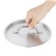 Vogue Stainless Steel Saucepan Lid 18cm