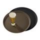 Cambro Treadlite Fibreglass Round Non-Slip Tray Black 405mm
