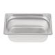 Vogue Heavy Duty Stainless Steel 1/4 Gastronorm Tray 100mm