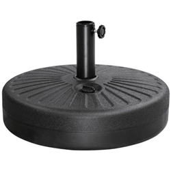 Bolero Parasol Base Black - 20Ltr