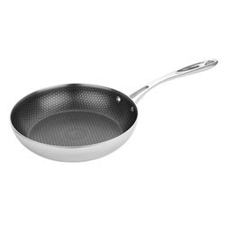 Vogue Tri-Shield Stainless Steel Frying Pan with Clad Coating 24cm