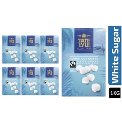 Tate & Lyle 1kg White Sugar Cubes - PACK (8)