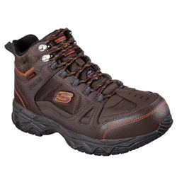 Skechers Work Ledom SB WR FO SRC Safety Boot Brown [Size UK 6/ EU 39.5]