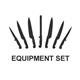 Vogue 6-Piece Soft Grip Knife Set