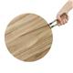 Olympia Round Paddle Board Acacia Wood Metal Handle 505x356mm