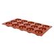 Pavoni Formaflex Silicone Half Sphere Mould 15 Cup