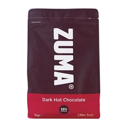 Zuma Dark Hot Chocolate (33% Cocoa) 1kg Bag
