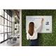 Bi-Office Earth Maya Magnetic Whiteboard; Ceramic Steel Surface; Aluminium Frame; 1800x900mm