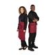 Whites Short Bistro Apron Burgundy