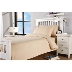 Mitre Essentials Spectrum Duvet Cover Oatmeal Single