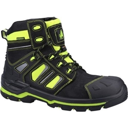 Amblers Safety Radiant S3 WR SRC Safety Boot Black/Yellow [Size UK 7/ EU 41]
