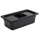 Vogue Polycarbonate 1/3 Gastronorm Container 100mm Black