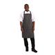 Whites Butchers Stripe Bib Apron Black/White