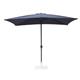 Bolero Seville Square Parasol 2x3m Navy Blue