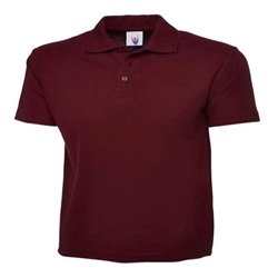 Uneek UC101 Classic Poloshirt Maroon Xtra Small