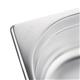 Vogue Stainless Steel 2/1 Gastronorm Tray 65mm