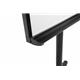 Bi-Office Classic Mobile Magnetic Flipchart Easel; Dry-Wipe Lacquered Steel Surface; Black Aluminium Frame; 700x1000mm