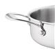 Vogue Stainless Steel & Aluminium Tri-Wall Sauté Pan 240mm