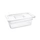 Vogue Polycarbonate 1/4 Gastronorm Container 100mm Clear