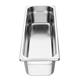 Vogue Stainless Steel Gastronorm 2/4 Tray 100mm