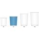 Fiesta Recyclable Coffee Cups Ripple Wall Turquoise 225ml / 8oz (500 Pack)