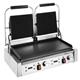 Buffalo Double Contact Grill Flat Base Ribbed Top Plate