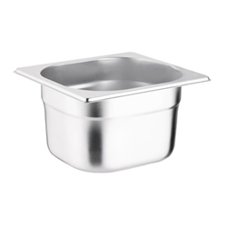 Vogue Stainless Steel 1/6 Gastronorm Tray 100mm