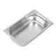 Vogue Heavy Duty Stainless Steel 1/4 Gastronorm Tray 65mm