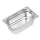 Vogue Heavy Duty Stainless Steel 1/4 Gastronorm Tray 100mm