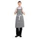 Whites Bib Apron Black & White Check