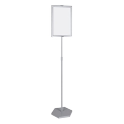 Bi-Office Freestanding Snap Display With Stand; Aluminium Structure; A3